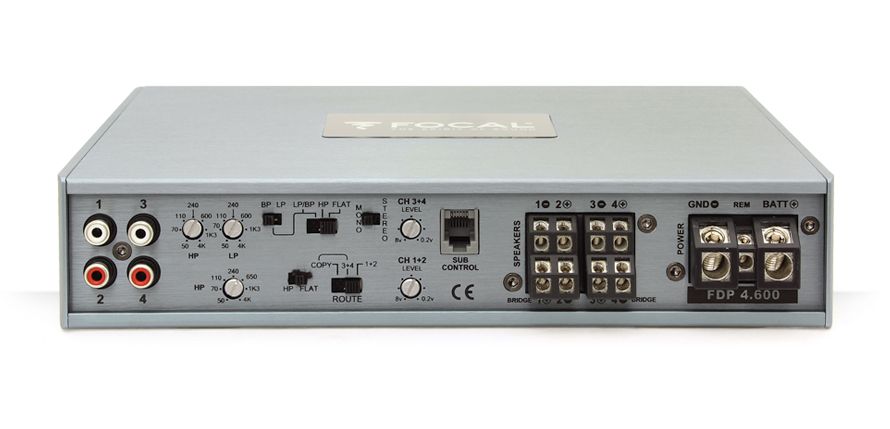 Focal FDP-4.600 4-Channel 600W RMS Amplifier