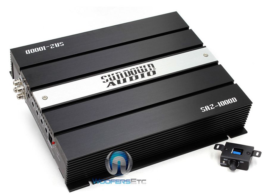Sundown Audio SAZ-1000D 1000W 1-Channel Monoblock Amplifier