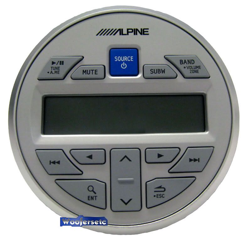 MC20 ALPINE BOAT REMOTE CONTROL MARINE STEREOS CDA118M CDA9886M iDA