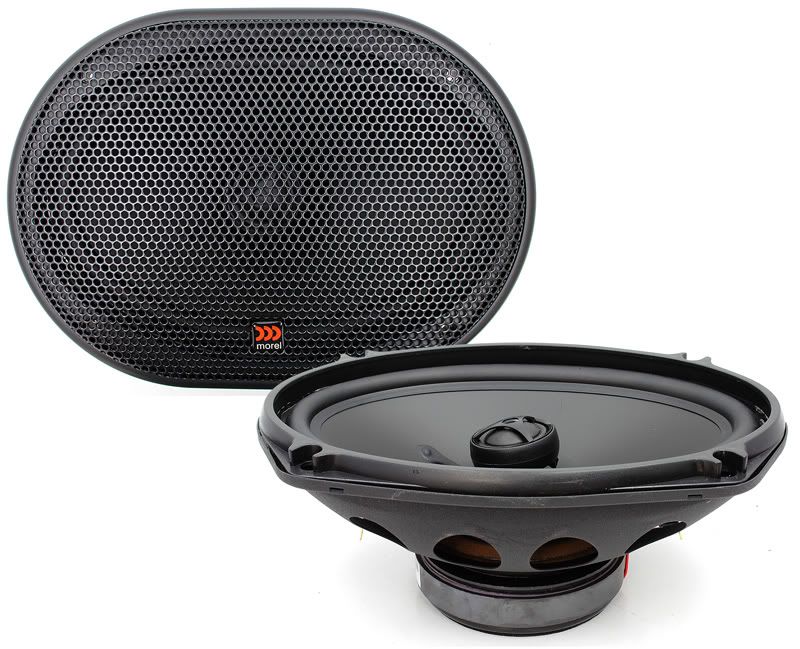 TEMPO69C MOREL 6x9" INTEGRATED 2WAY OVAL COAXIAL CAR SPEAKERS