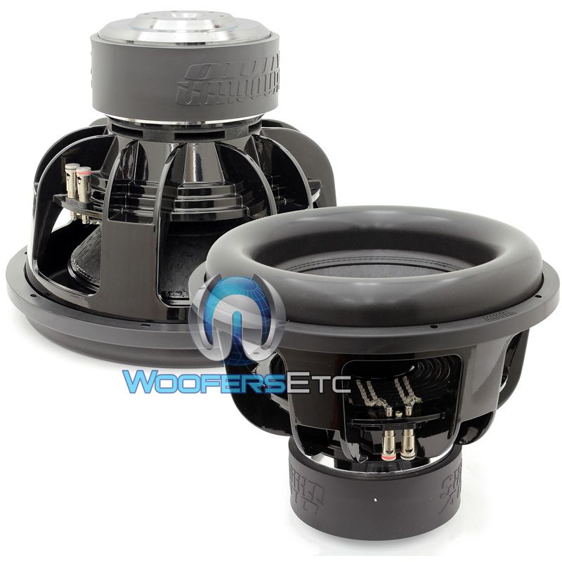 (2) SUNDOWN AUDIO X15 D4 SUBS PRO 15" DUAL 4OHM 2500W RMS SUBWOOFERS