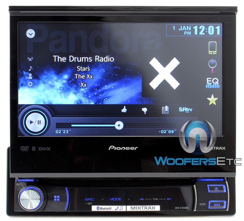 PIONEER AVHX7500BT 7" TV DVD CD MP3 IPOD USB IPHONE BLUETOOTH EQUALIZER STEREO 884938201742 eBay