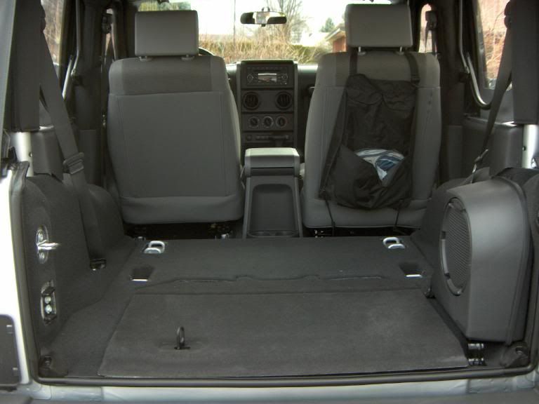 How to remove the rear seat from a jeep wrangler