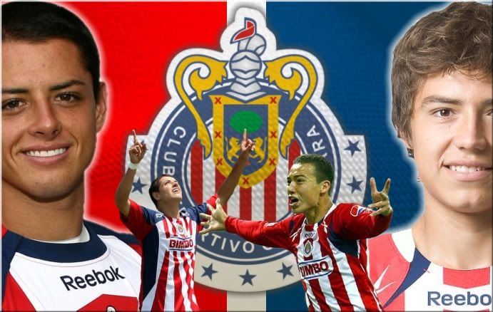 Chicharito Hernandez &amp; Cubo Torres Chivas Pictures, Images and Photos