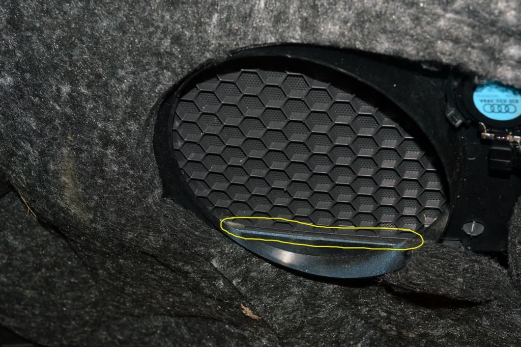 Bose Woofer blown/rattle/speaker grill VW Vortex Volkswagen Forum