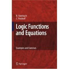  Logic Functions and Equations: Examples and Exercises