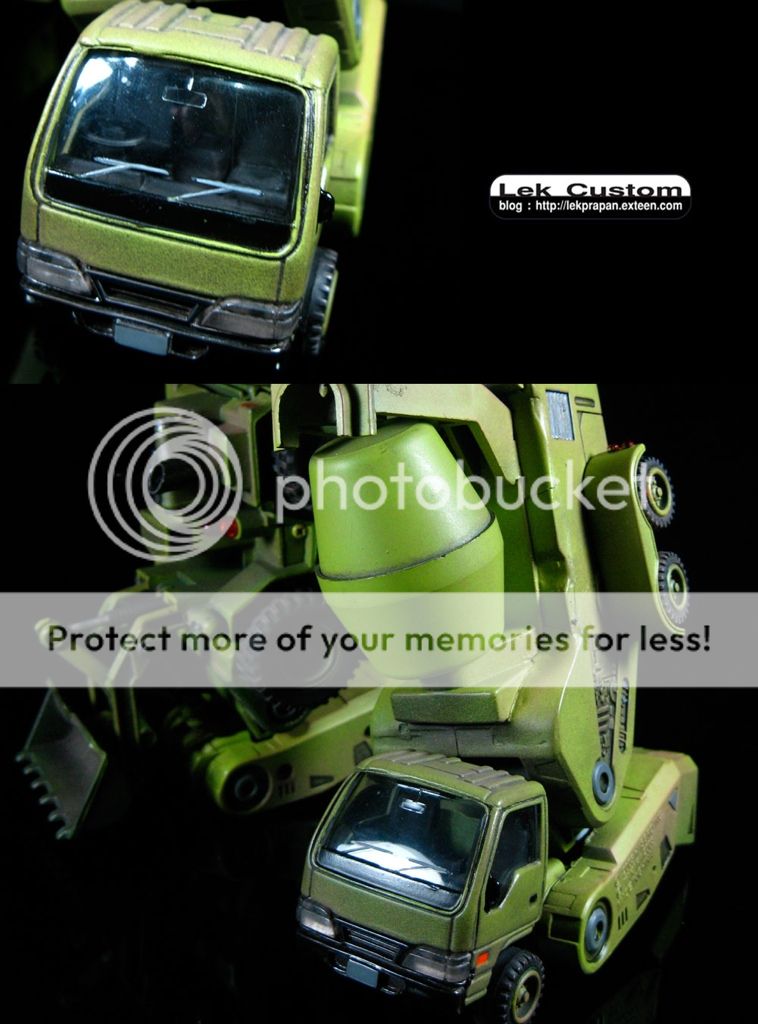 CUSTOM TRANSFORMERS MASTERPIECE DEVASTATOR G1 BY LEK  