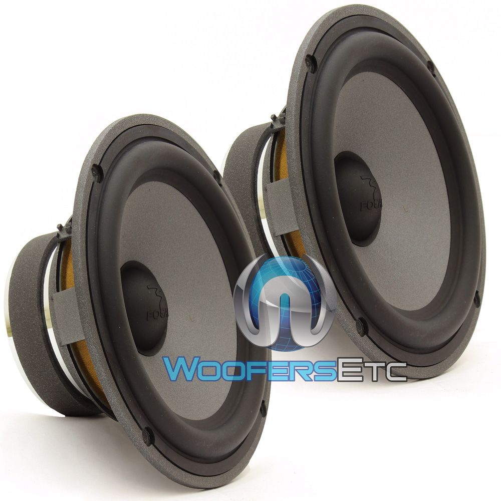 PAIR OF FOCAL 6PS-2 OHM 6.5/" CAR AUDIO MIDRANGE SPEAKERS FROM PS-165V COMPONENTS