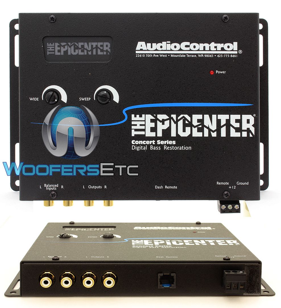 AUDIO CONTROL EPICENTER BLACK CAR AUDIO BASS ENHANCER & REMOTE