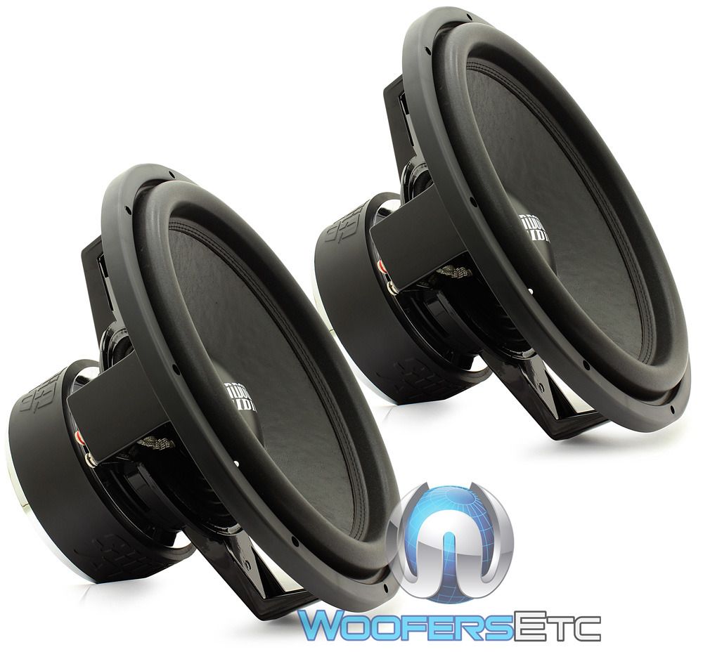(2) SA15 D2 SUNDOWN AUDIO 15" SUB 1500W DUAL 2 OHM SUBWOOFERS BASS