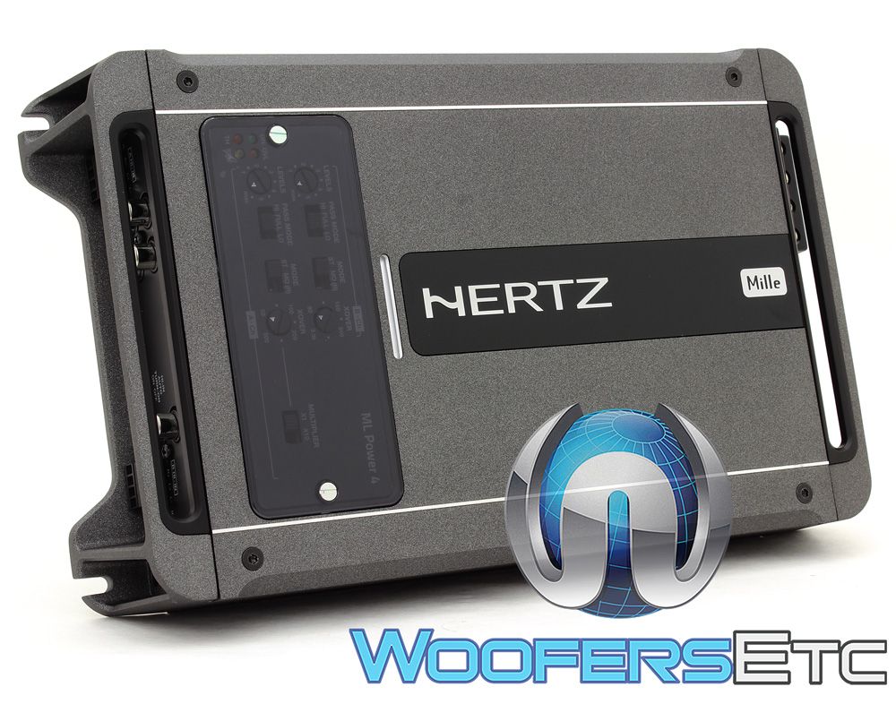 HERTZ HDP4 4 MILLE AMP 4CHANNEL 1000W RMS COMPONENT SPEAKERS AMPLIFIER