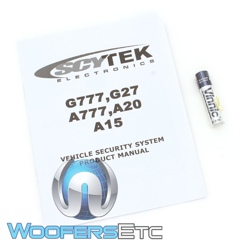 SCYTEK FULL CAR ALARM COMPLETE ASTRA 777 PAGER REMOTE 2WAY SECURITY LCD ASTRA777