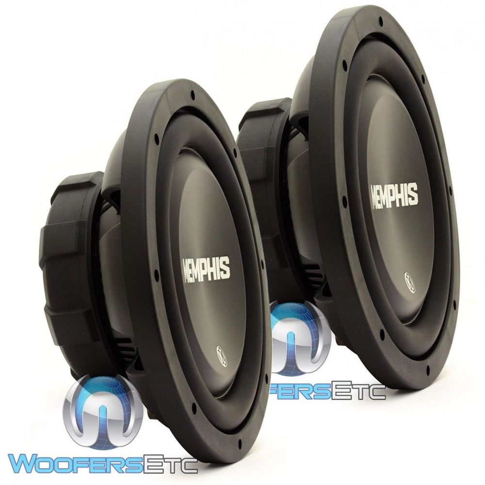 Rockville W10T4-S4 10 Shallow Mount 2400 Watt 4-Ohm Car Audio Subwoofers 2