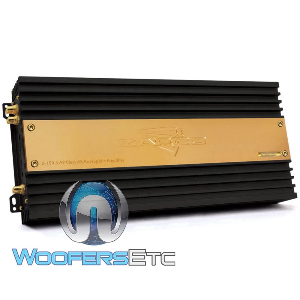 ZAPCO Z-150.4-AP 4-CHANNEL 1000W RMS COMPONENT SPEAKERS CLASS AB