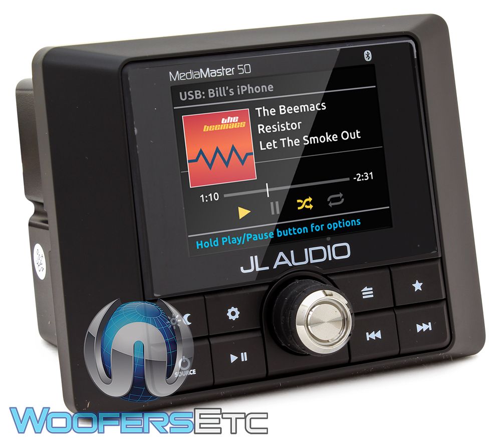 JL AUDIO MEDIA MASTER MM50 MARINE DIGITAL RECEIVER BLUETOOTH FM RADIO