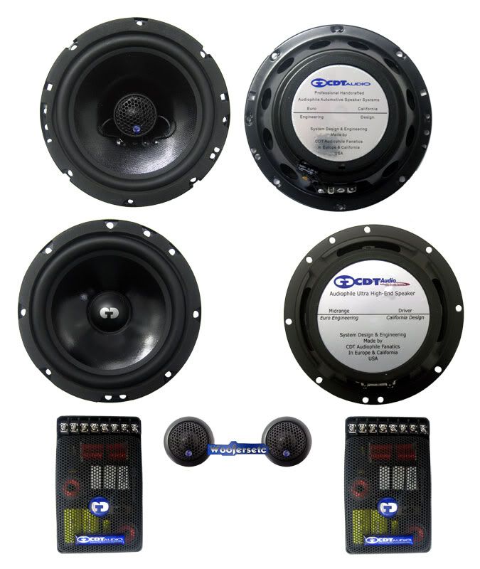 CL 62 PRO CDT AUDIO 6.5 PRO COMPONENT w/ FREE COAXILS  