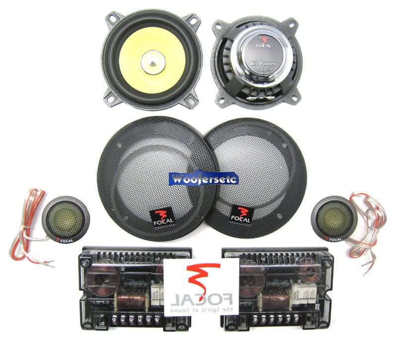 100KRS Focal New 4 2 Way Component Speakers K2 Power