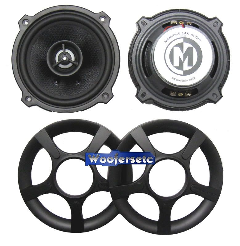 15 MC52   MEMPHIS 5.25 MCLASS COAXIAL SPEAKERS SET NEW  