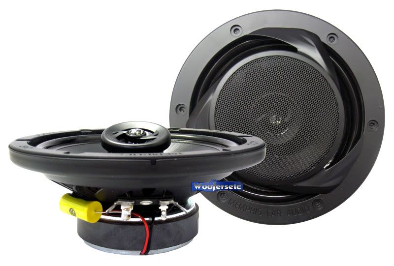 15 PR62V2   Memphis 6.5 2 Way Power Reference Coaxial Speakers w 