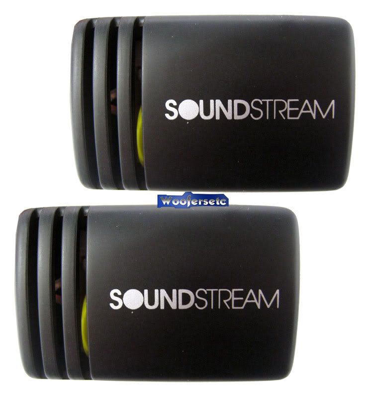 TWS.1 SOUNDSTREAM 1 SOFT CAR DOME TWEETERS SET NEW  