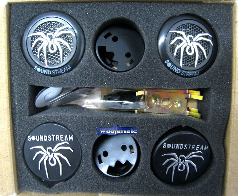 TWS.3 SOUNDSTREAM 1 PEI DOME CAR TWEETERS NEW PAIR  