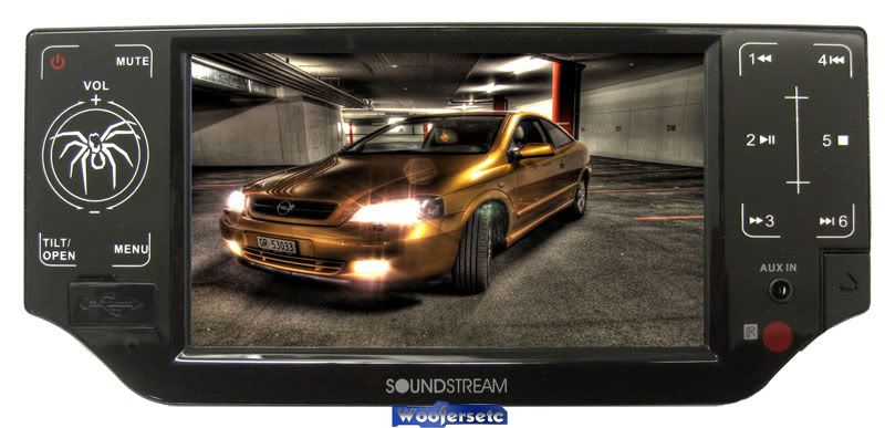 VIR 5100   Soundstream In Dash DVD/CD/ Receiver with 5 TFT LCD 