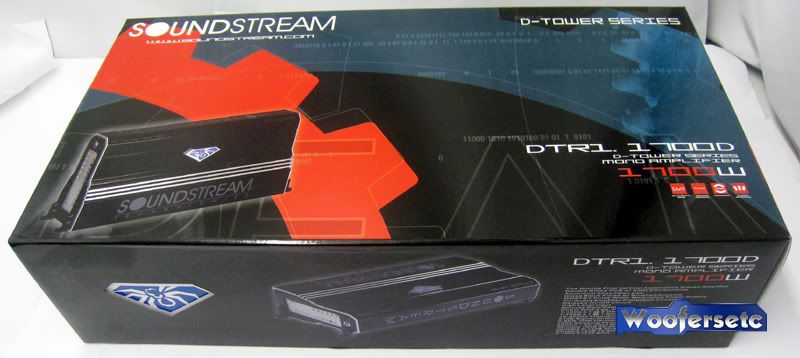 DTR1.1700D   Soundstream 1700W D Tower Series Class D Monoblock Power 