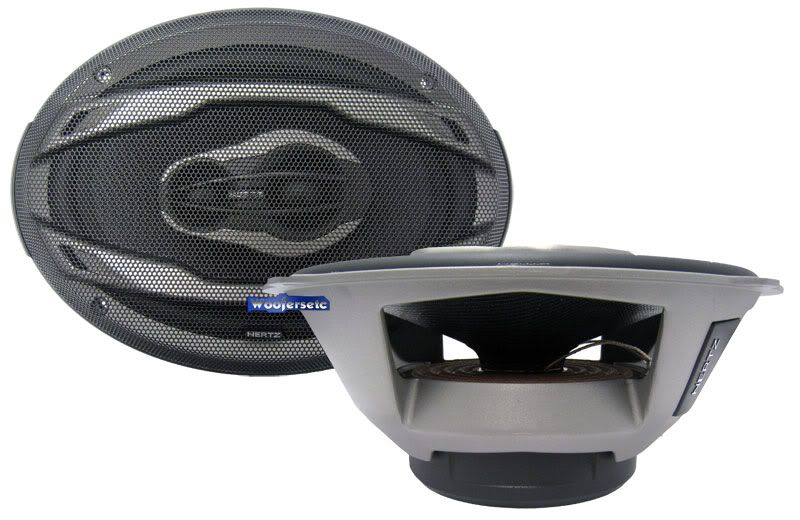 HCX 690   HERTZ 6x9 3 WAY HI ENERGY COAXIAL SPEAKERS  