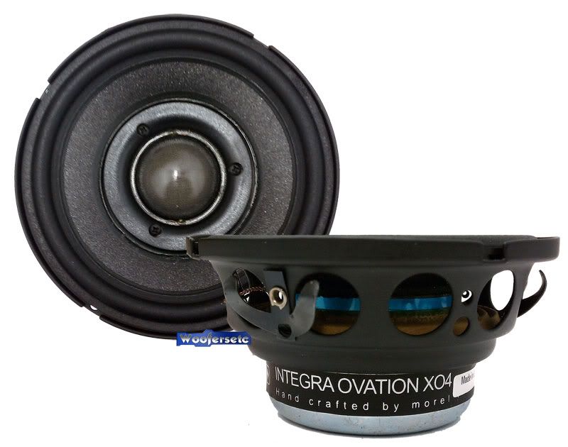 INTEGRA OVATION XO 4 MOREL 4 PRO 2WAY COAXIAL SPEAKERS  