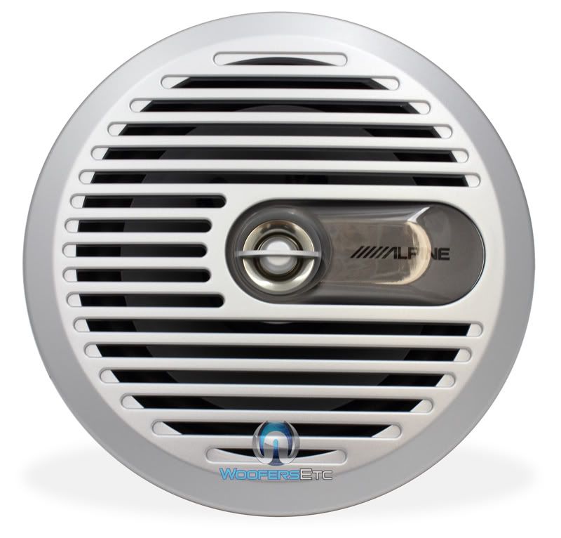 SPS M600 ALPINE 6.5 2 WAY MARINE BOAT SPEAKERS SPSM600  