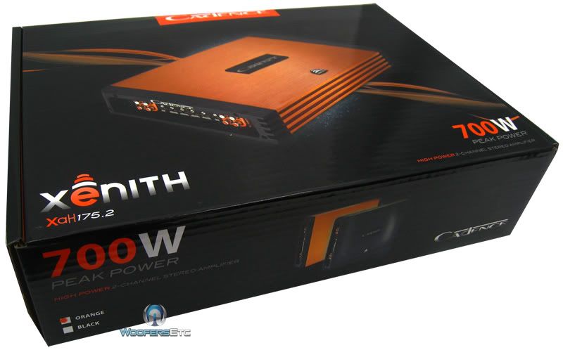 XAH175 2 Cadence Orange 2 Channel Amp 700W Sub Subwoofers Speaker Amplifier New 812902010229