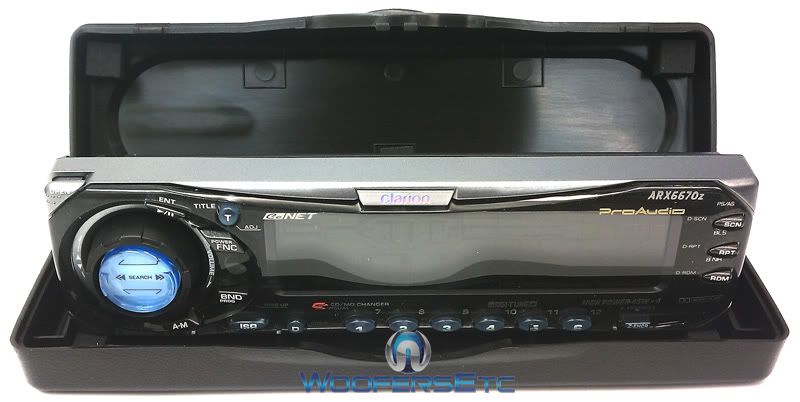 ARX6670z CLARION PROAUDIO CASSETTE STEREO PLAYER WITH REMOTE FLIP DOWN 