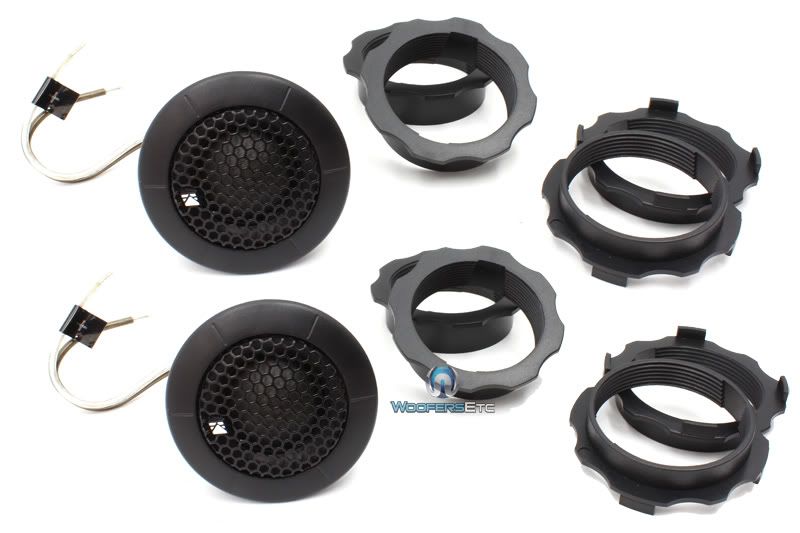 05RS56.2 KICKER 5.25 PRO LOUD COMPONENT SPEAKERS TWEETERS MIDS 