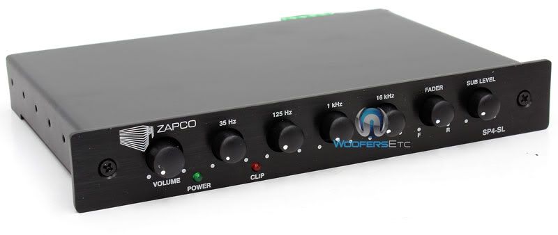 SP4-SL ZAPCO REFERENCE EQUALIZER 16 VOLTS PRE-AMP AMPLIFIER EQ CAR ...