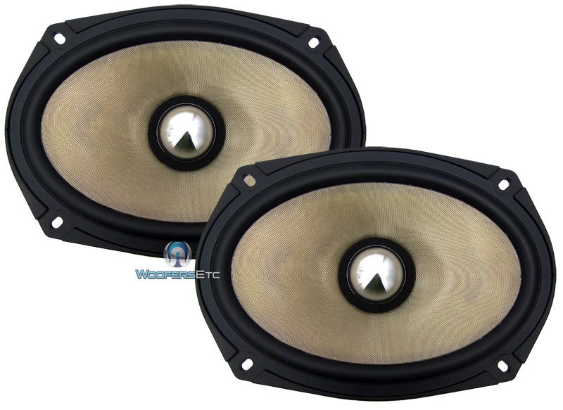 SC6900 ECLIPSE 6 x 9 2 WAY 480W MAX COMPONENT SPEAKER TWEETERS 