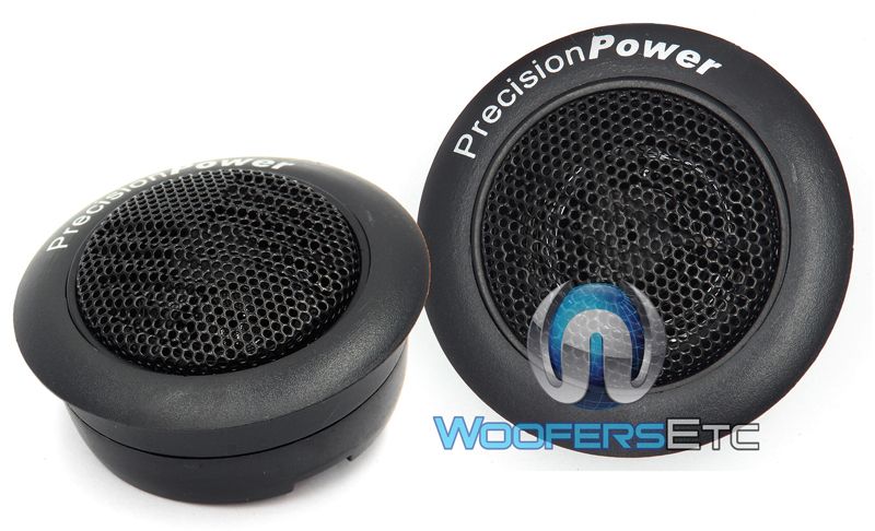 S2.65C PRECISION POWER 6.5 PPI 2 WAY COMPONENT SPEAKERS TWEETERS 