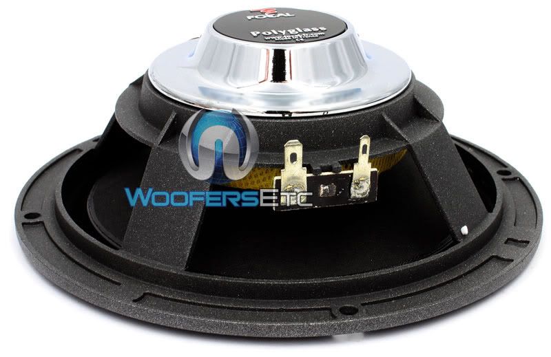 165VRS FOCAL 6.5" 2WAY SLIM MOUNT POLYGLASS COMPONENT SPEAKERS MIDS