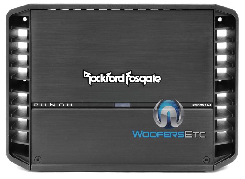 ROCKFORD FOSGATE P500X1BD AMP 1-CH 1000W MAX SUBWOOFERS SPEAKERS