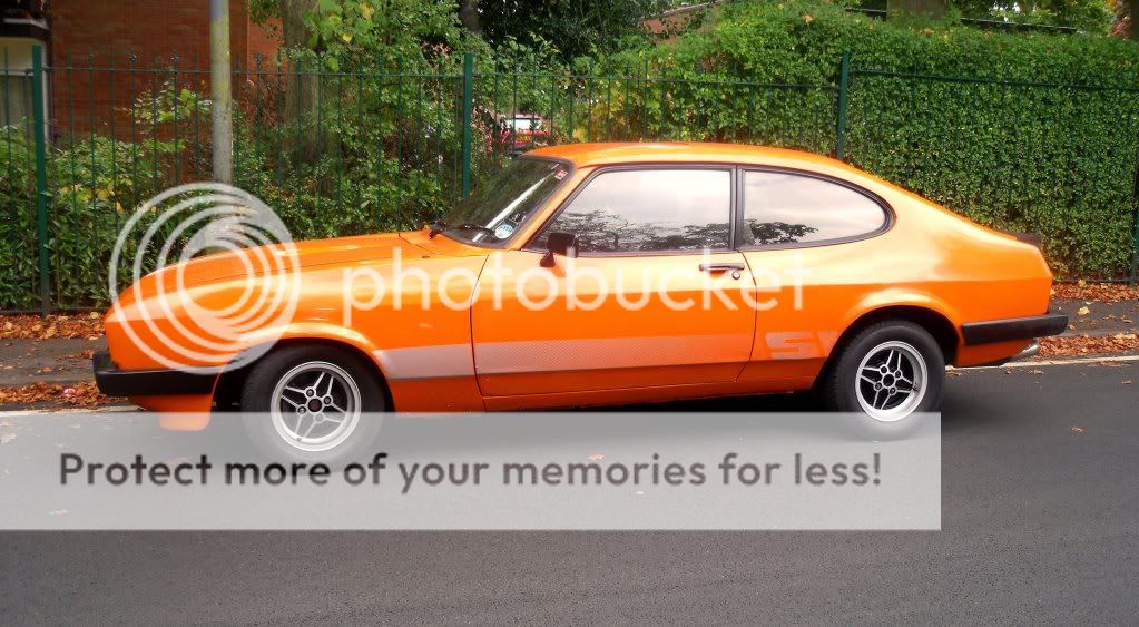 Orange ford capri #7